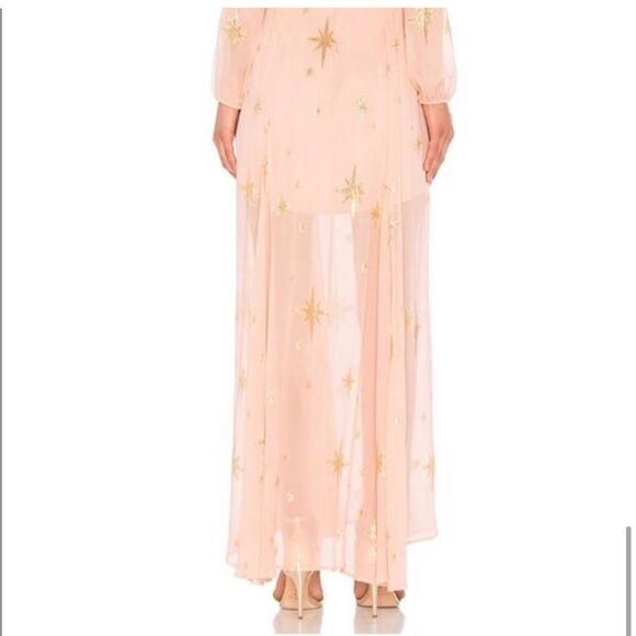 For Love & Lemons Gilded Star Maxi Dress - Picture 3 of 13